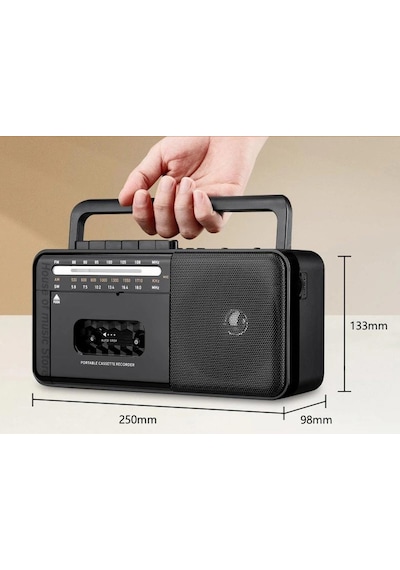 Knstar PX-680BT FM Radyo USB MP3 BT Player Kaset Çalar