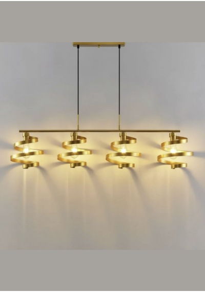 Cassia Sıralı Yemek Masası Avize Ra-avz- 7523-90-64 Gold