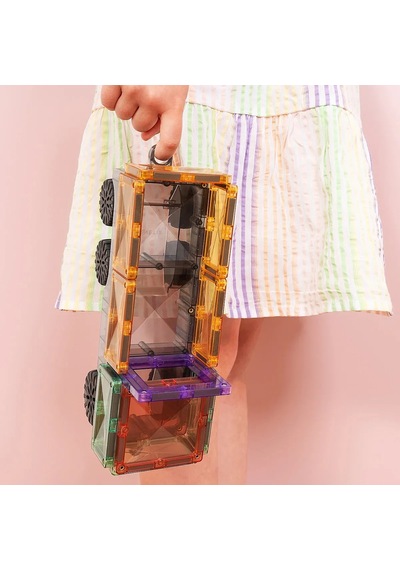Connetix Pastel Transport Pack Manyetik Bloklar - 50 Parça