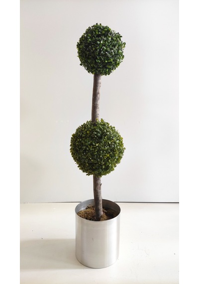 Rüzgar Yapay Çiçekçilik 120 Cm Şimşir Top Yeşil