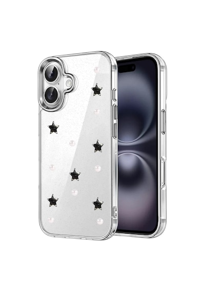 Newface Apple İphone 17 Fiyonk Desenli Kapak - Desen 7 Şeffaf