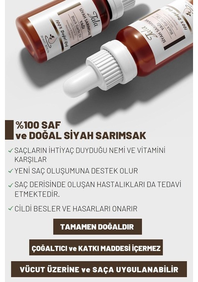 Tala Siyah Sarımsak Yağı %100 Saf Ve Doğal Soğuk Sıkım 20 ML
