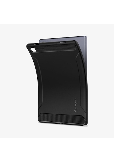 Spigen Galaxy Tab A7 İle Uyumlu Kılıf Rugged Armor Black
