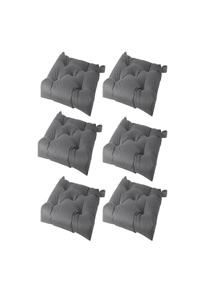 Malında Sandalye Minderi 6 Adet 40/35x38x7 Cm