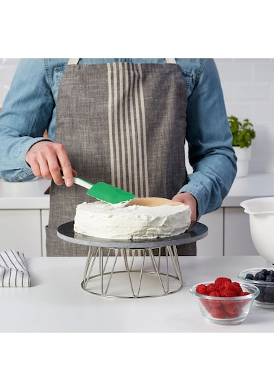 Ikea Gubbröra Silikon Hamur Spatulası 25 Cm Yeşil Beyaz Yeşil - Beyaz