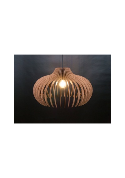 55 Cm Rustik Retro Sarkıt Ahşap Büyük Vintage Salon Mutfak Avizesi Ceviz