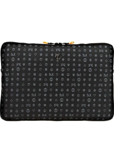 Bilik Deri Monogram Siyah Unisex Laptop & Evrak Çantası Laptop Mg Siyah