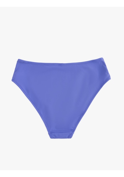 Koton Yüksek Bel Dar Kalıp Bikini Altı Mor 5sak00076mm Mor