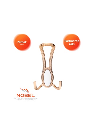 Seçi L Portmanto Askısı, Metal Vestiyer Askısı, 90 Gr, Dolap Ve Duvar Askılığı, Altin Vidalı