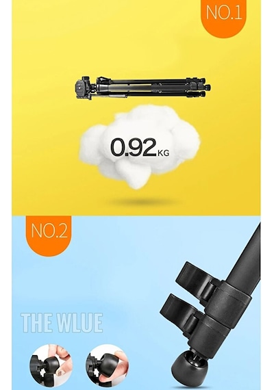Profesyonel Outdoor Tripod 140cm Tüm Dslr Kameralarla Uyumlu Vide