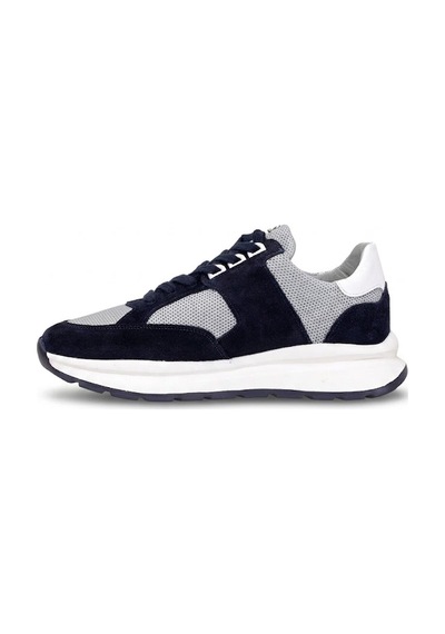 John Richardo 24298 Erkek Hakiki Deri Klasik Sneaker Lacivert