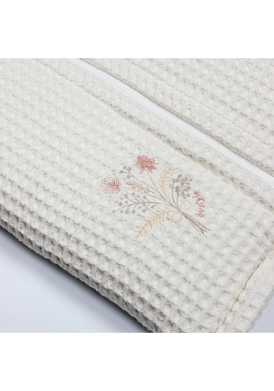 Bistyle Fermuarlı Natural Life Pike Battaniye Girl 70113 Ekru Ekru
