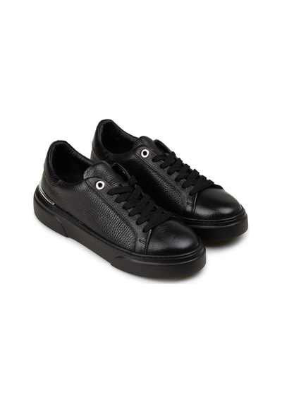 Deery Kadın Hakiki Deri Siyah Sneaker Ayakkabı - 00502zsyhe03