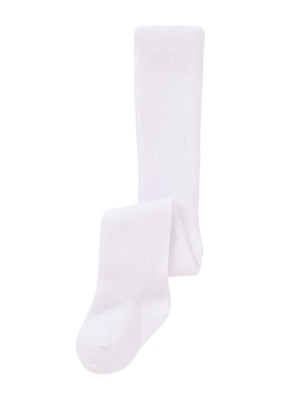 Bibaby Biorganic Klasik Düz Beyaz Külotlu Çorap 68442 Beyaz 001