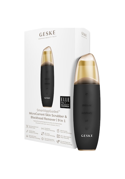 Geske Smartappguided 9 ın 1 Microcurrent Skin Scrubber & Blackhead Remover