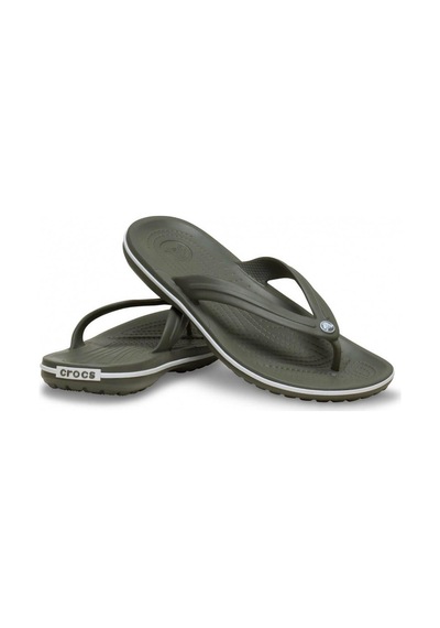 Crocs Crocband Flip Erkek Parmakarası Terlik - Koyu Yeşil