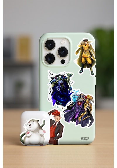 Overlord Anime Sticker Paketi 20 Adet Çok Renkli
