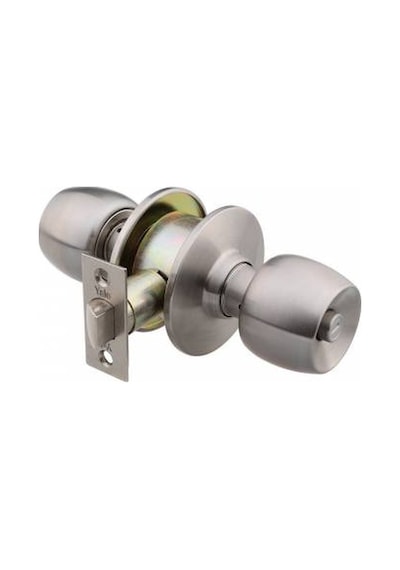 Yale Saten Topuzlu Kilit Banyo Wc Model 60-70 Mm Ayarlı