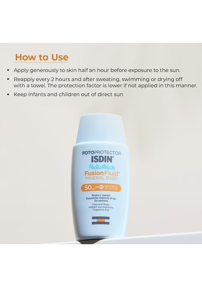 Fotoprotector Pediatrics Fusion Fluid Mineral Baby Spf50 50 Ml
