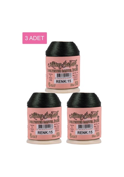 3 Adet Altınbaşak Oya Ve Dantel İpi 20 Gr - Royaleks - No: 015 Çok Renkli