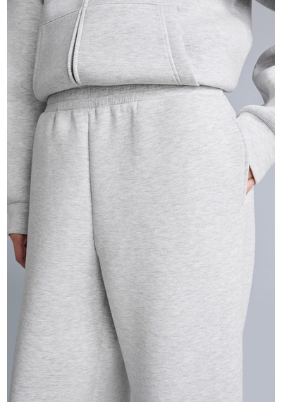 Defacto Relaxed Fit Düz Dalgıç Kumaş Geniş Paça Eşofman Altı H0939ax26augr93 Gri-gr93