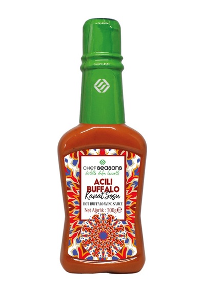 5 Adet Chef Seasons Acılı Buffalo Kanat Sosu 300 G