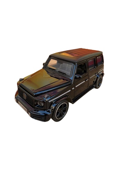 1:32 Metal Çek Bırak Mercedes G65 Siyah Sesli Ve Işıklı Kapıları Açılan Oyuncak Arazi Aracı