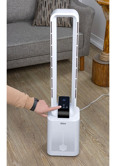Zilan Zln1085 Kule Tipi Vantilatör Uzaktan Kumanda Geniş Salınım 12 Hız Ayarı Diğital Fan
