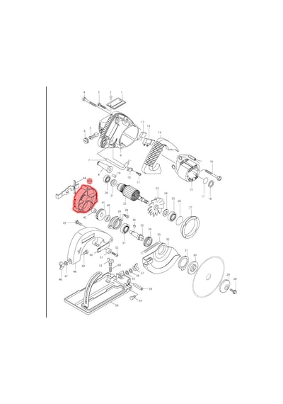 Makita 5800NB Dişli Yuvası Ürün Kodu 157060-4