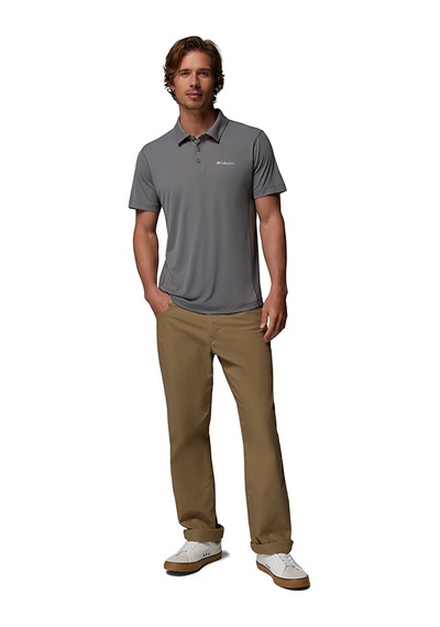 Zero Rules Light Erkek Gri Outdoor Polo Yaka T-shirt Ao4872-024 Gri