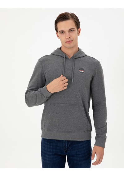 U.s. Polo Assn. Erkek Antrasit Melanj Sweatshirt 50293454-vr081 Antrasit Melanj