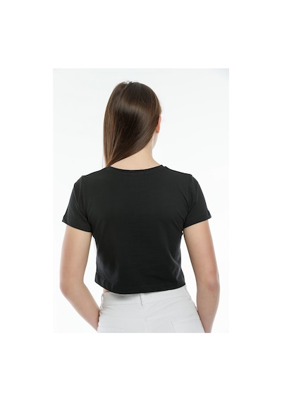 Kadın Bisiklet Yaka Regular Fit Brookyn Baskılı Tişort Spr21y14 001