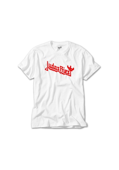 Judas Priest Logo 3 Beyaz Tişört Beyaz