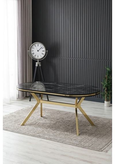 Zae Mdf Yemek Masası 90x170 Cm Siyah Mermer/gold Siyah Mermer/gold Zae Mdf Yemek Masası 90x170 Cm Siyah Mermer/gold Siyah Mermer/gold