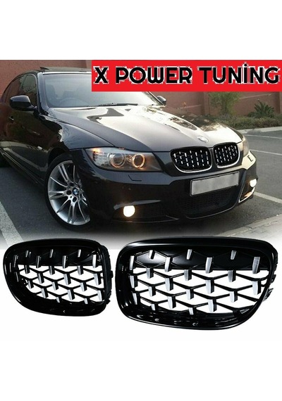 Bmw E90 2009.2012 Lci 3.Seri Daimond Ön Böbrek-Ön Panjur