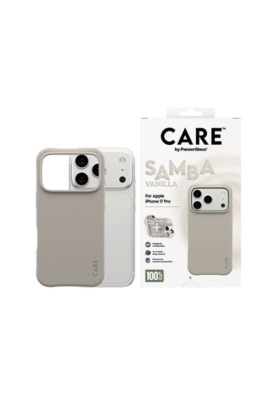 Care By Panzerglass Fashionable Apple Uyumlu iPhone 17 Pro Samba Vanilla Magsafe Kılıf