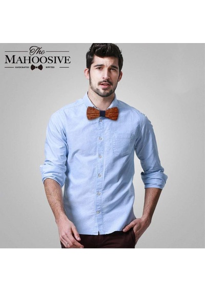 Ahşap Papyon Yeni Moda Lazer Kesim El Yapımı Yetişkin Boy Model D (554022294) Çok Renkli