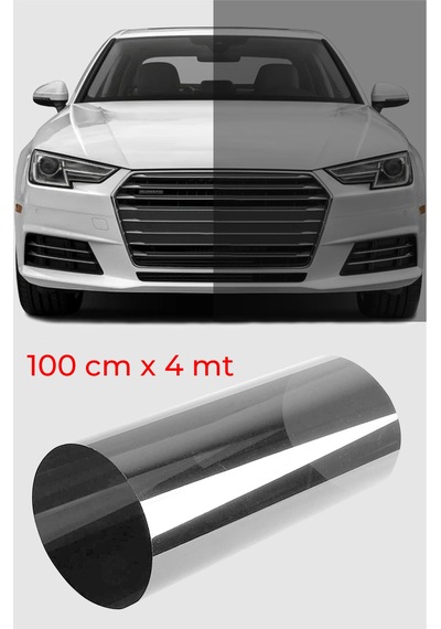 Cam Filmi Siyah Amerikan Çizilmez  Açık ton 100 CM x 4 M