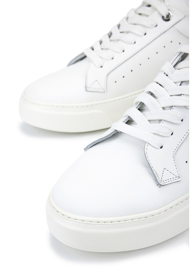 Tamer Tanca Erkek Hakiki Deri Beyaz Sneakers & Spor Ayakkabı 1212 2502 Erk Ayk Y26 Beyaz