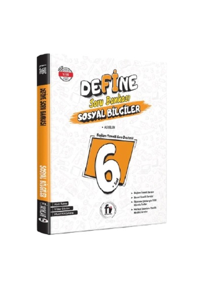Fi Yayınları 6. Sınıf Maarif Model Define Sosyal Bilgiler Soru Bankası