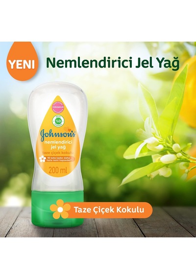 Lexroo Nemlendirici Jel Yağ, Taze Çiçek Kokulu, Dermatolojik Olarak Test Edilmiş Nemlendirici Jel