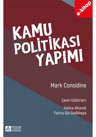 Kamu Politikası Yapımı E-kitap