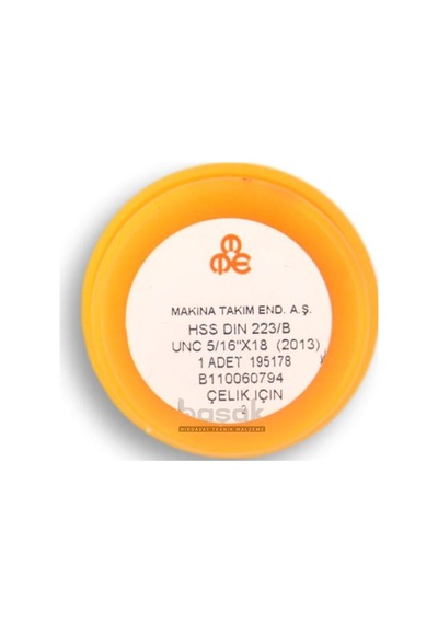 Mte Unc 5/16 Pafta Normal Vidalı Hss Dın 223/b
