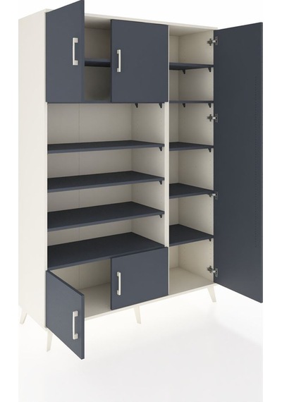 Hyperion Dolap 11 Raflı 5 Kapaklı 132x44x195 Aytaşı-antrasit/antrasit Antrasıt/antrasıt Hyperion Dolap 11 Raflı 5 Kapaklı 132x44x195 Aytaşı-antrasit/antrasit Antrasıt/antrasıt