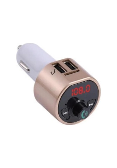Tr G10 Pd Şarj Özellikli Dijital Göstergeli Bluetooth Fm Transmitter Gold