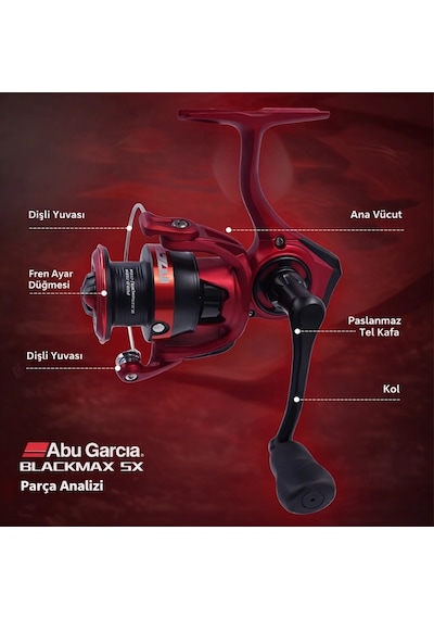 Abu Garcia Blackmax Sx Karbon Sx2000 Lrf-spin Olta Makinesi
