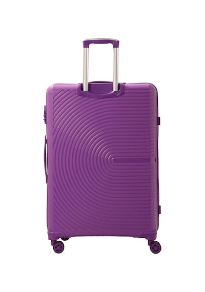 Mçs 3lü Set Kırılmaz Silikon Seyahat Valizi Bavulu V374 Mor