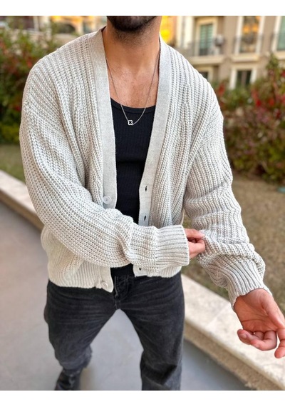 Elku Moda Hırka Triko Örgülü Desenli Örgü Hırka Şal Yaka Tüylenmez Naturel Pamuk Düğmeli Hırka Gri Elku Moda Hırka Triko Örgülü Desenli Örgü Hırka Şal Yaka Tüylenmez Naturel Pamuk Düğmeli Hırka Gri