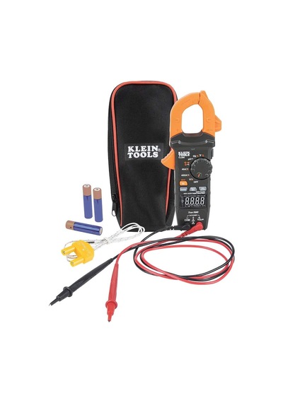 Dijital Kelepçe Ölçer, Otomatik Mesafe 400 Amp Ölçüm Elektronik Ac/dc Voltaj Ac/dc Akım Direnci Ve Trms, Klein To