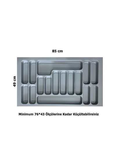 LİDER 85*49 Çekmece İçi Kaşıklık,(76*43 Ölçüsüne Küçülebilir)